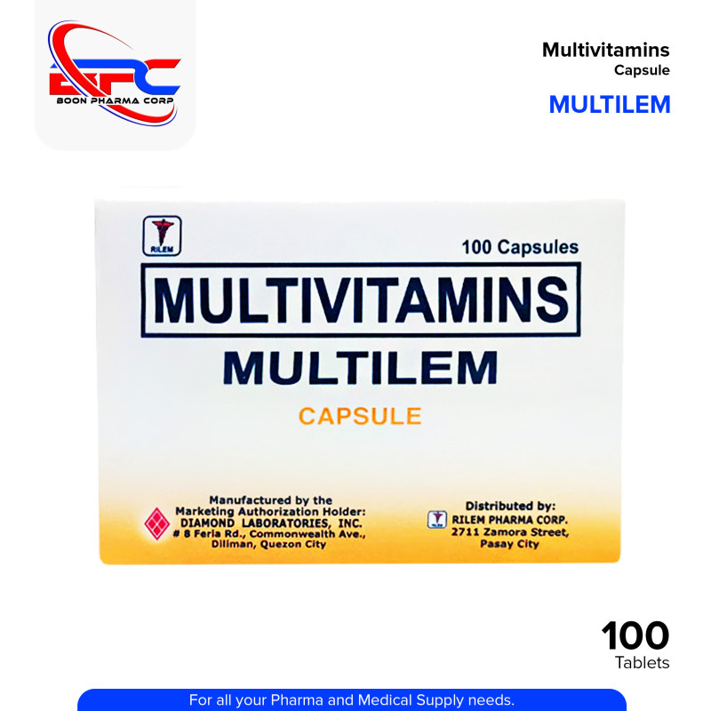 MULTILEM Multivitamins Capsule 100's