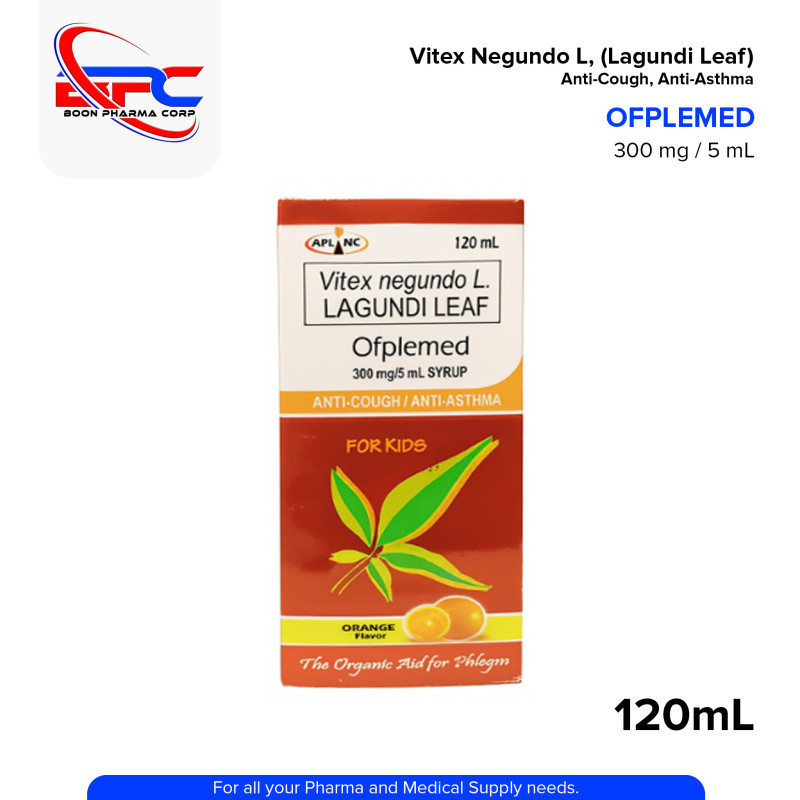 OFLEMED Lagundi Leaf Lagundi Leaf 300mg/5ml Syrup 120ml 120ml