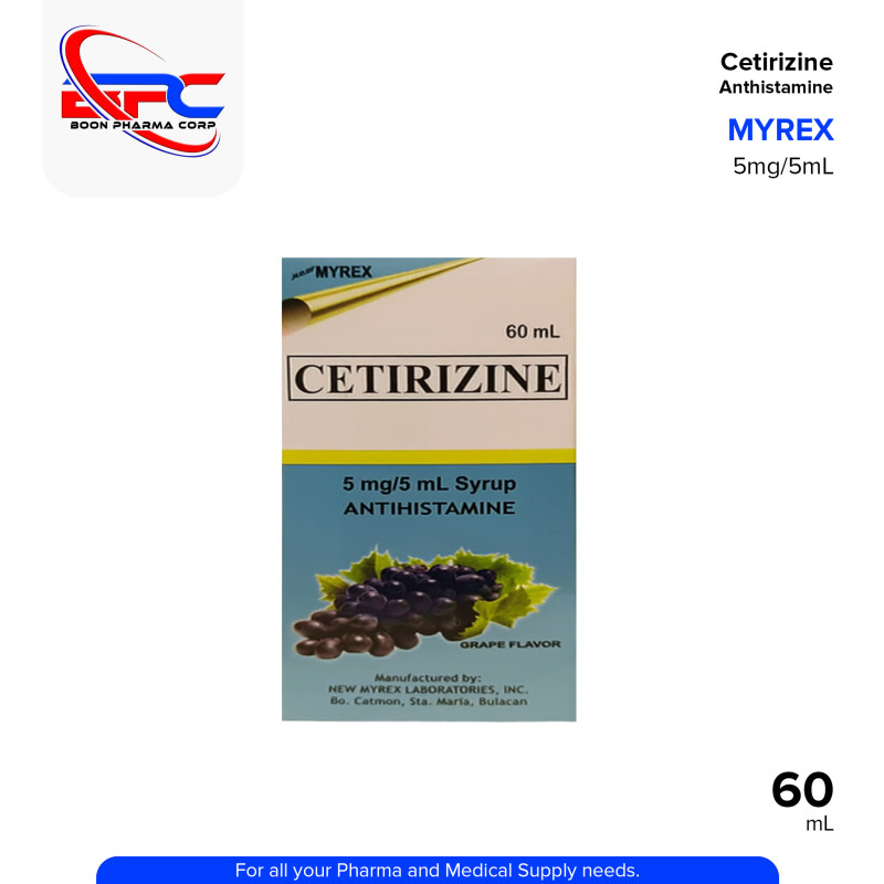MRX Cetirizine 5mg/5ml Syrup Grape 60ml