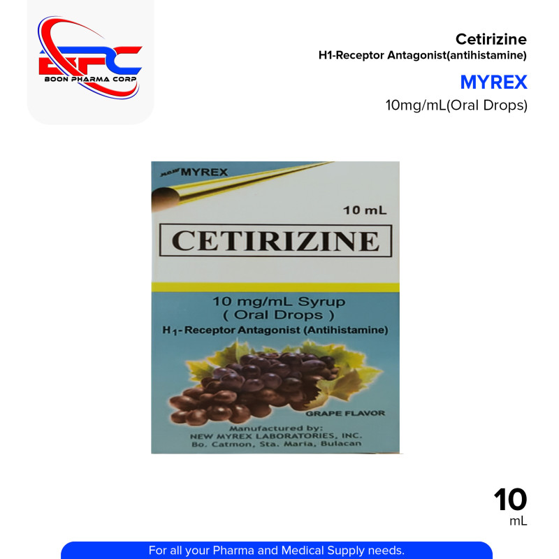 MRX Cetirizine 10mg/ml Syrup (Oral Drops) Grape 10ml