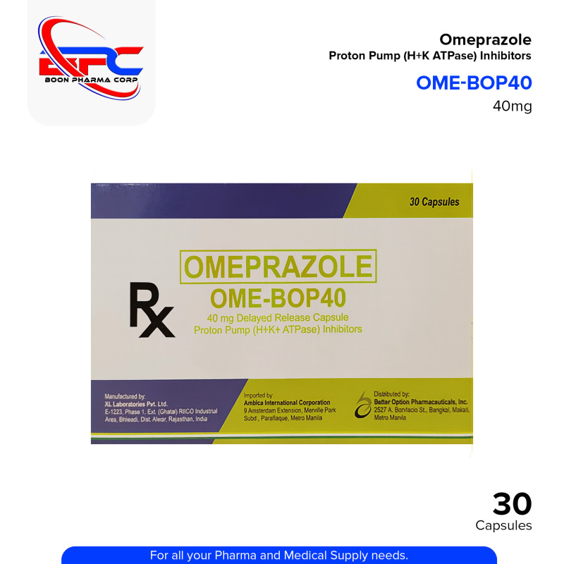 OME BOP 40 Omeprazole 40mg Delayed Release Capsule 30's