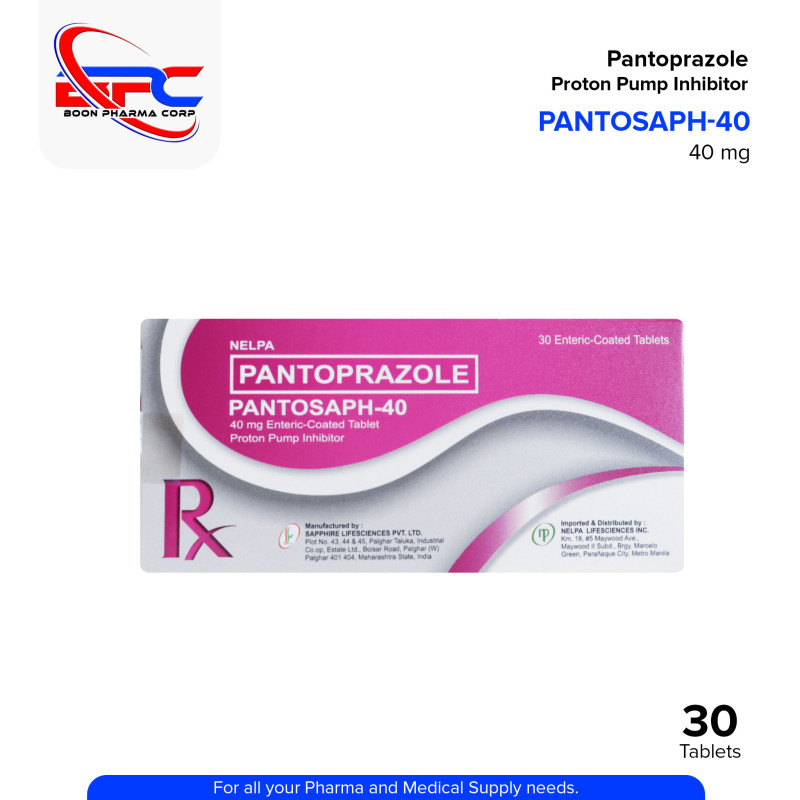 PANTOSAPH Pantoprazole 40mg Film Coated Tablet 30's