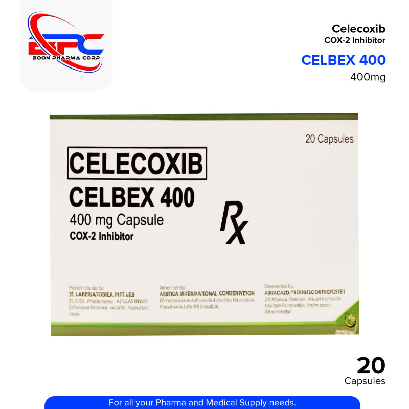 CELBEX 400 Celecoxib 400mg Capsule 20's