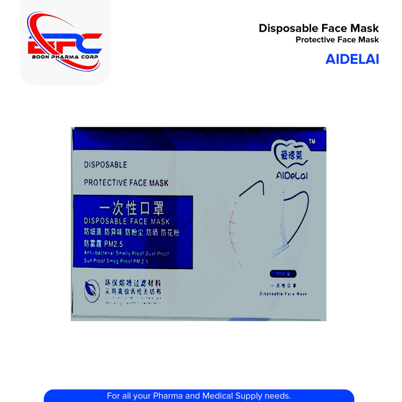 AIDELAI Disposable Facemask Small Mask Great Care Pieces 50's