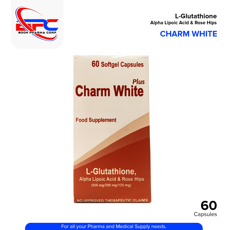 ARMSTER LABS Charm White Food Suplement L-Glutathione Softgel Capsule 60's
